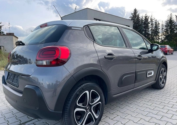 Citroen C3 cena 58900 przebieg: 10000, rok produkcji 2022 z Leszno małe 407